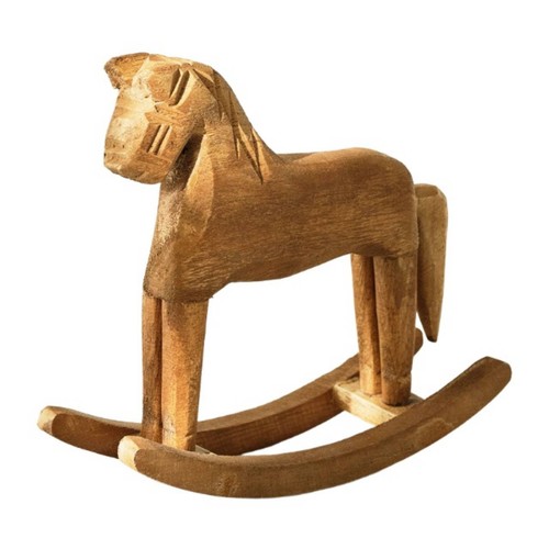 Cheval bascule bois - cheval,