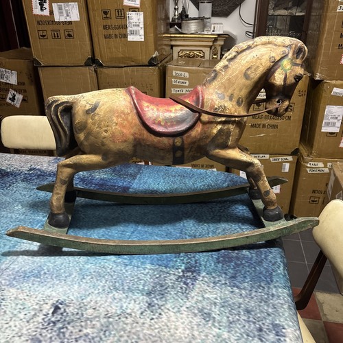 Cheval bascule papier - cheval, en
