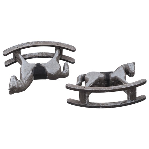 Figurine cheval bascule - figurine, à