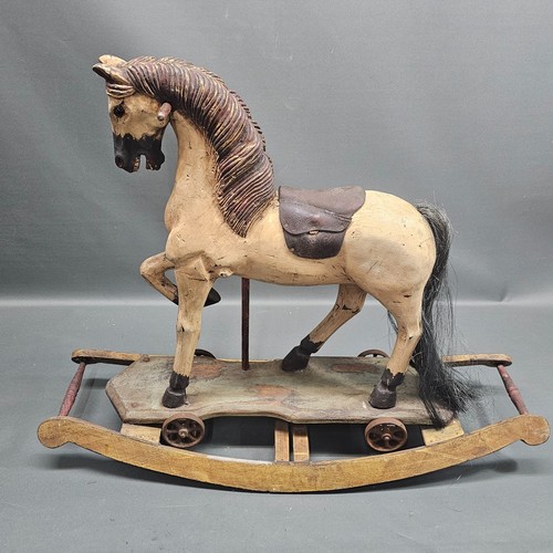 Ancien cheval bois - cheval, en