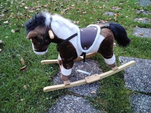 Cheval bascule bois et - cheval, a
