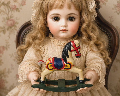 Cheval bascule miniature - cheval,