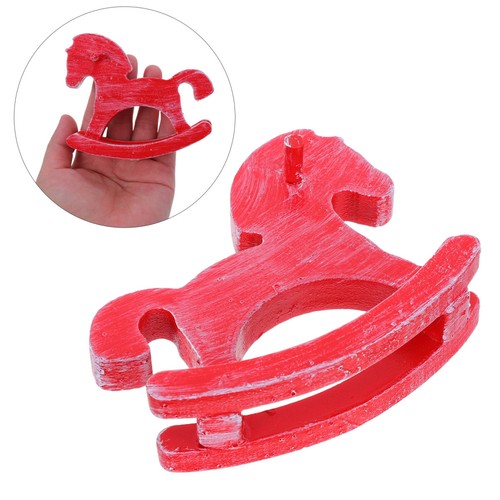 Cheval bascule bois figurine - cheval,