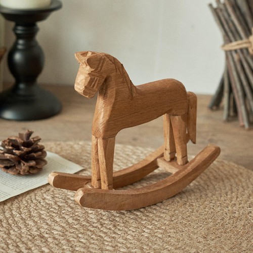 Statue cheval bascule - de, à